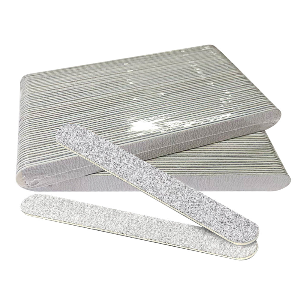 5000 chiếc/hộp, hai mặt, độ nhám #80/100, dũa móng tay bằng gỗ dùng một lần.