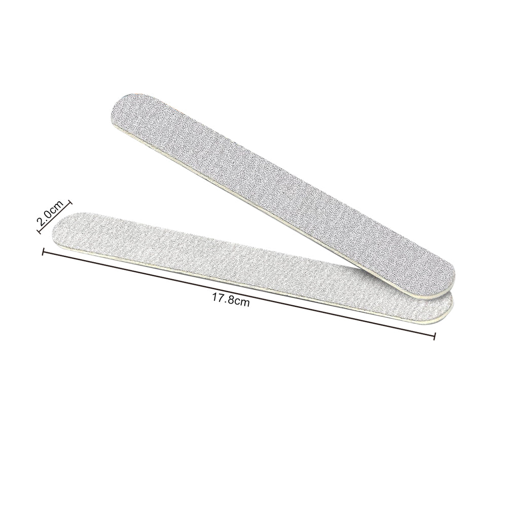 5000 chiếc/hộp, hai mặt, độ nhám #80/100, dũa móng tay bằng gỗ dùng một lần.