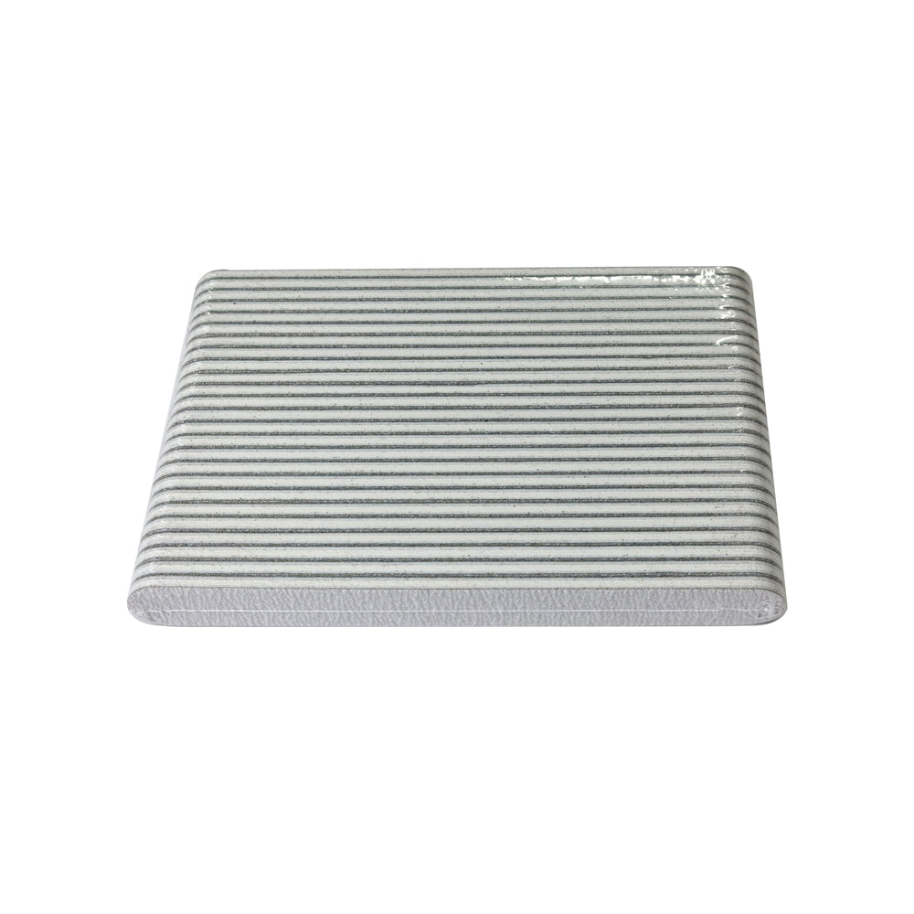 1.000 chiếc/hộp Giũa móng tay chuyên nghiệp hai mặt, độ nhám #80/100, chất liệu nhựa có thể rửa sạch, hiệu ứng vằn ngựa.