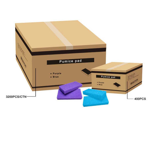 3200 miếng/hộp Miếng bọt biển PU mini dùng một lần dùng trong salon để loại bỏ tế bào chết và chai sần ở bàn chân.